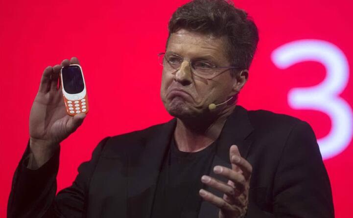 il mitico nokia 3310 riproposto di recente
