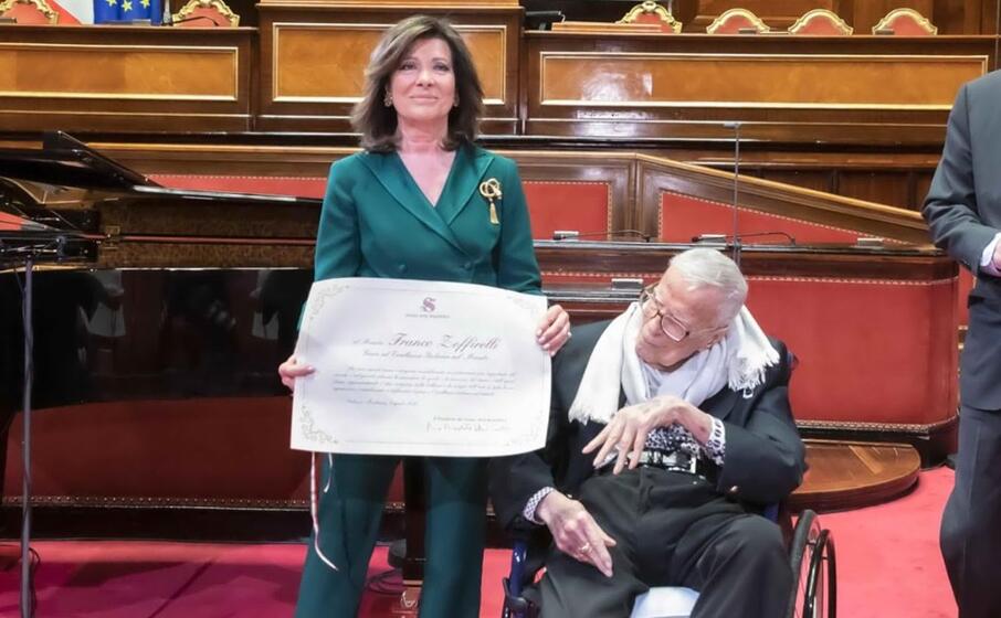 la cerimonia con la presidente del senato elisabetta casellati