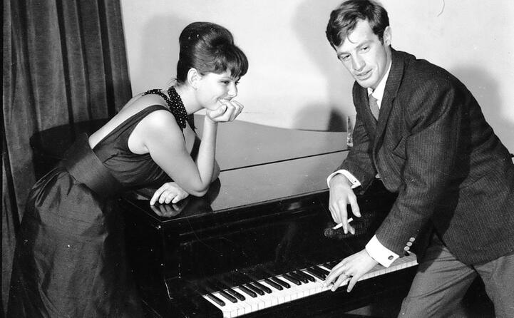 con claudia cardinale