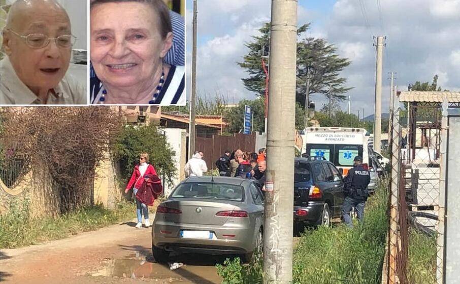 il luogo della tragedia (l unione sarda) nei riquadri i due coniugi