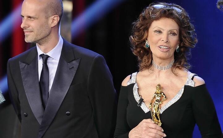qui ritira il david di donatello alla carriera