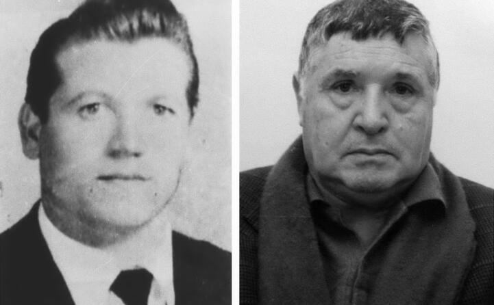 l ultima immagine disponibile di provenzano prima della cattura e il suo socio salvatore riina