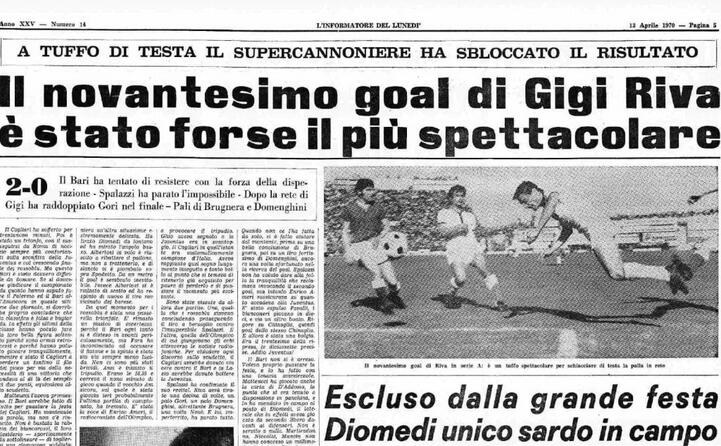 gigi riva capocannoniere con 21 gol