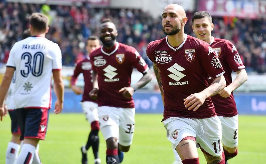 l attaccante ex valencia ha girato a rete un bel suggerimento di izzo dalla sinistra