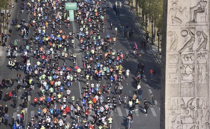 una fase della corsa