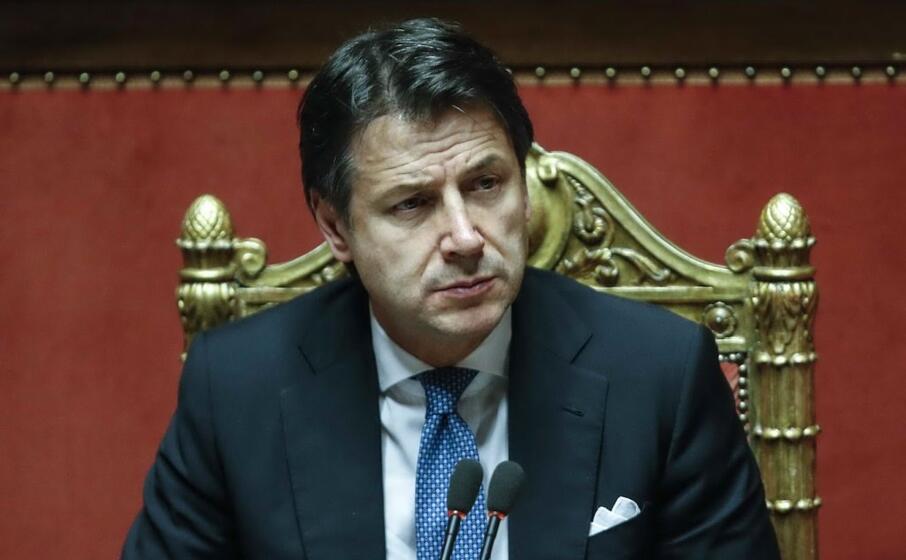 il premier giuseppe conte (ansa)