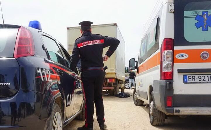 incidente sul lavoro dalle conseguenze mortali a sestu (foto l unione sarda anedda)