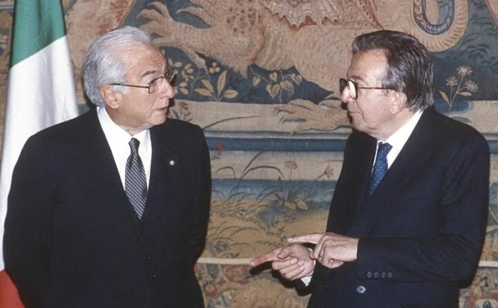 con giulio andreotti altro personaggio simbolo della prima repubblica