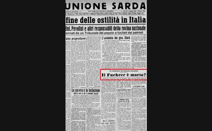 la prima pagina de l unione sarda