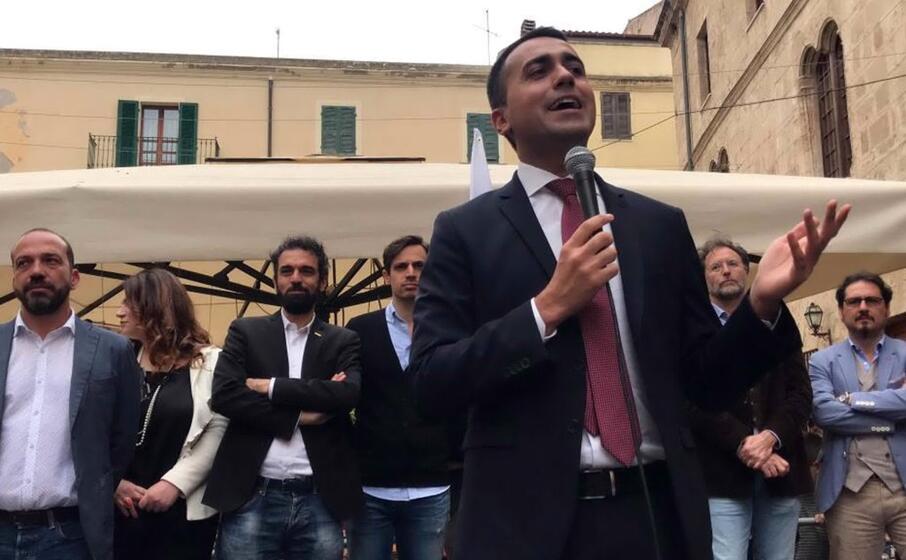 di maio ad alghero (ansa)