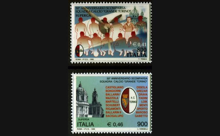 un francobollo commemorativo (ansa)