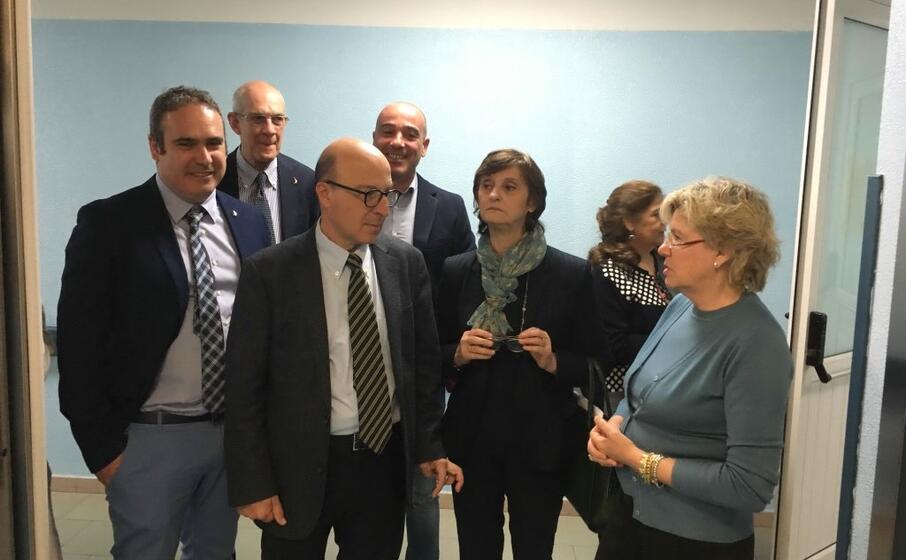 la visita dell assessore regionale (l unione sarda scano)
