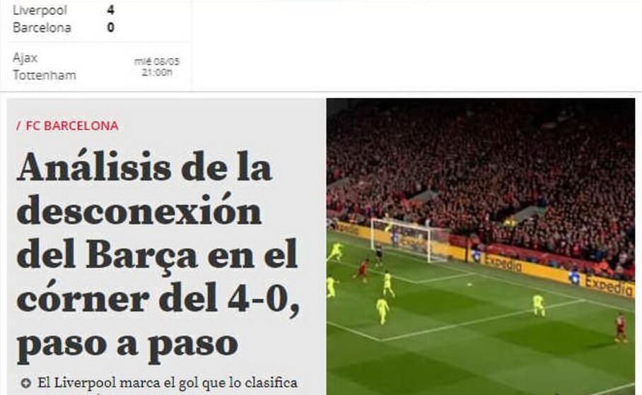 gli uomini di klopp hanno vinto 4 0 ad anfiled dopo il 3 0 dell andata (mundo deportivo)