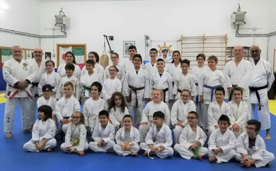 gli atleti del centro nakayama (foto mariangela pala)