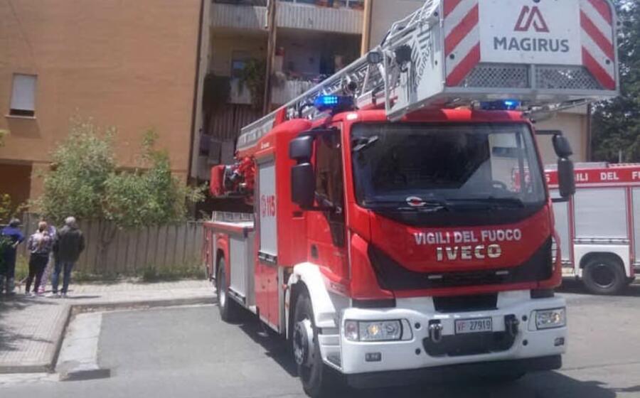 l intervento (foto vigili del fuoco)