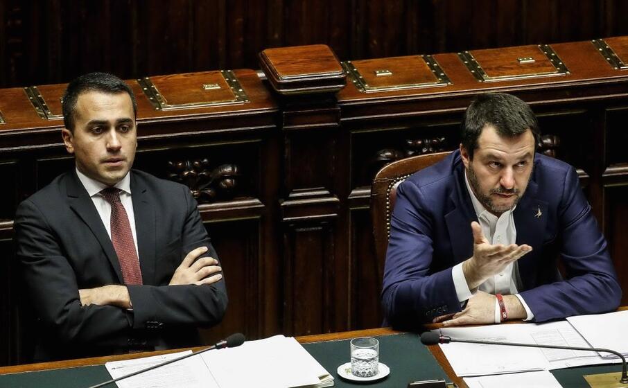 luigi di maio e matteo salvini (ansa)
