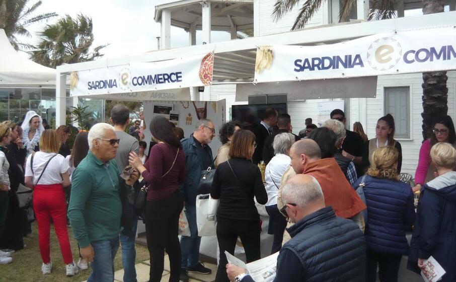 lo stand di sardinia ecommerce (foto l unione sarda serreli)