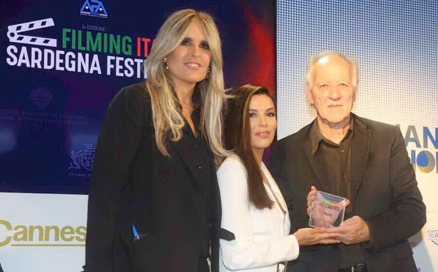 tiziana rocca eva longoria e werner herzog (foto l unione sarda l p )