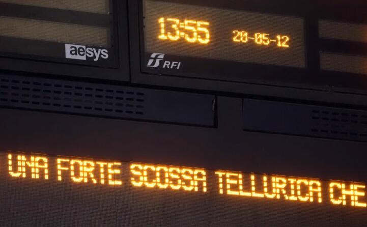 il terremoto sar sentito in tutto il nord italia