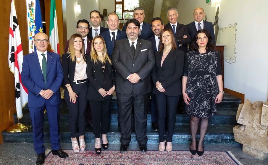 giunta solinas prime foto ufficiali a villa devoto