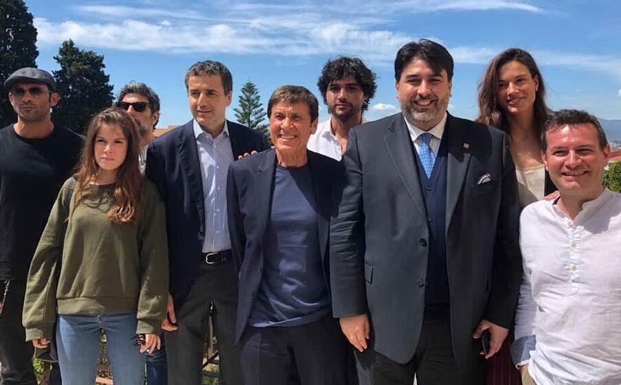 il cast a villa devoto (foto l p )