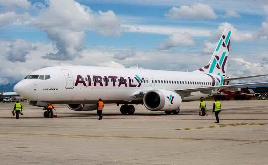 un volo air italy (archivio l unione sarda)