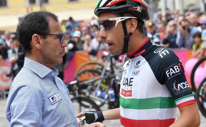 con l ex ct della nazionale davide cassani (tutte le foto sono ansa)