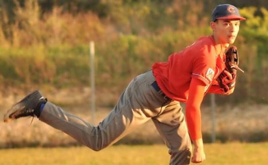 gabriele angioi del cagliari baseball (foto gianclaudio ghiani)