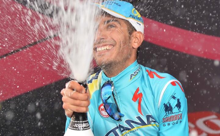 il primo sardo a vincere una tappa della corsa rosa