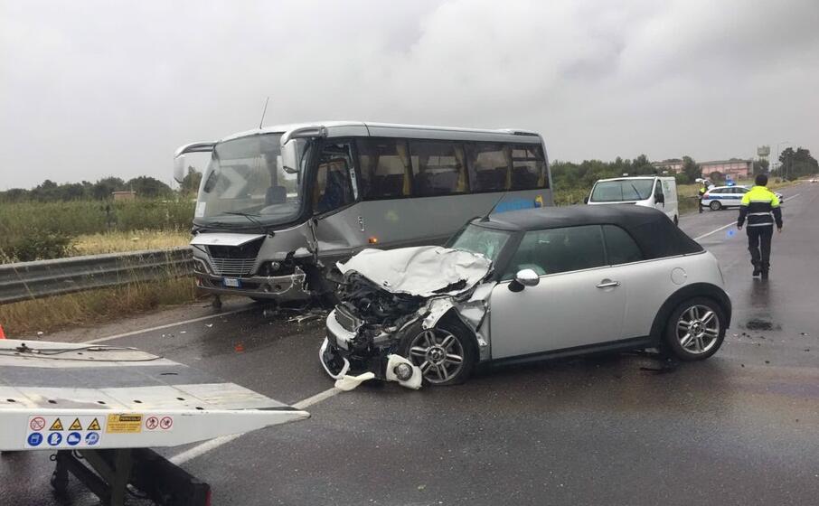 l incidente (foto l unione sarda sanna)