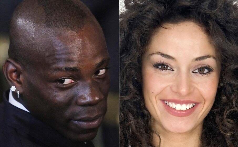 mario balotelli e raffaella fico (ansa)
