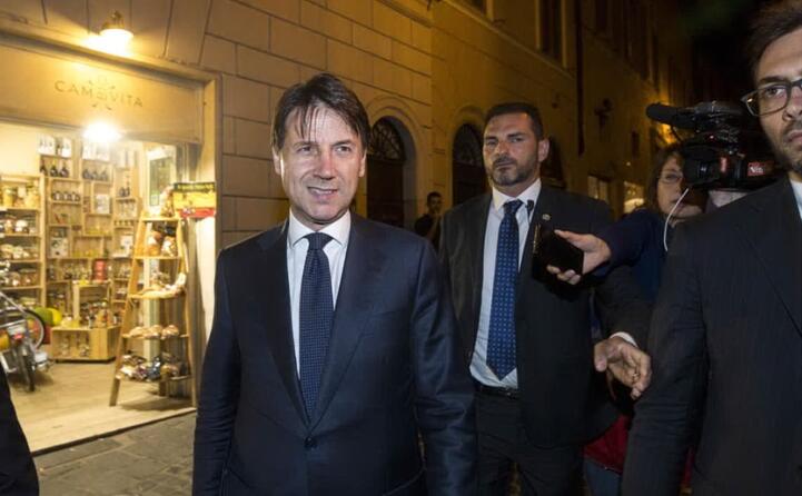 dopo aver accettato l incarico conte lascia il quirinale (ansa)