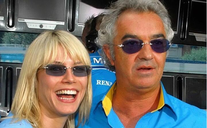 insieme a flavio briatore da cui ha avuto una figlia (ansa)