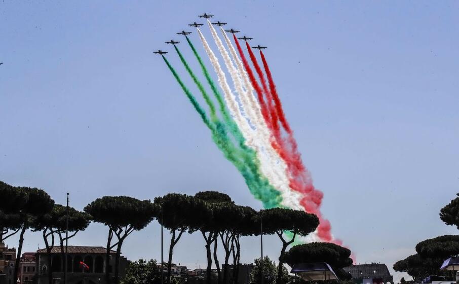 lo show delle frecce tricolori