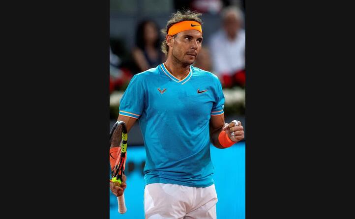 in una gara del mutua madrid open 2019 (ansa)