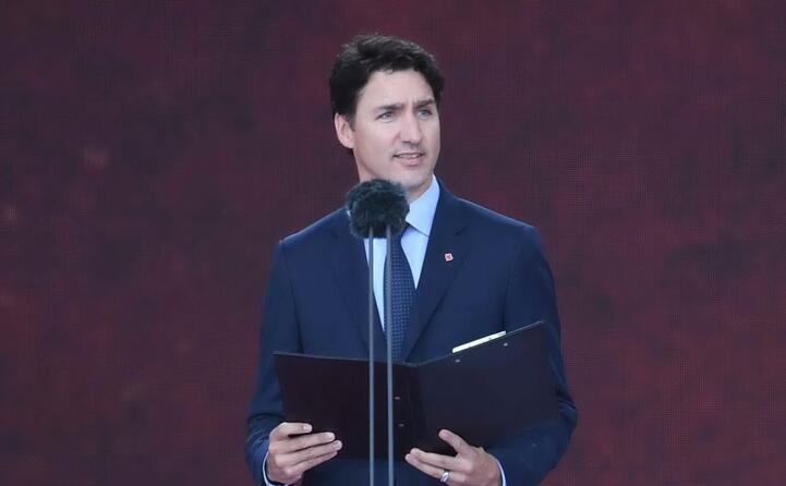 il primo ministro canadese justin trudeau