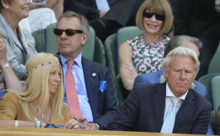 sulle tribune di wimbledon