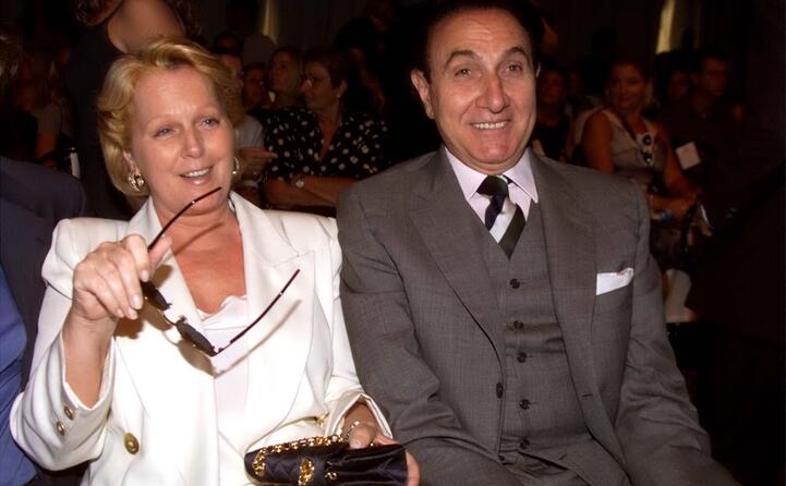 con la moglie il soprano katia ricciarelli