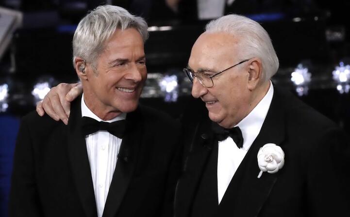 ospite di claudio baglioni all ultimo festival (tutte le foto sono ansa)