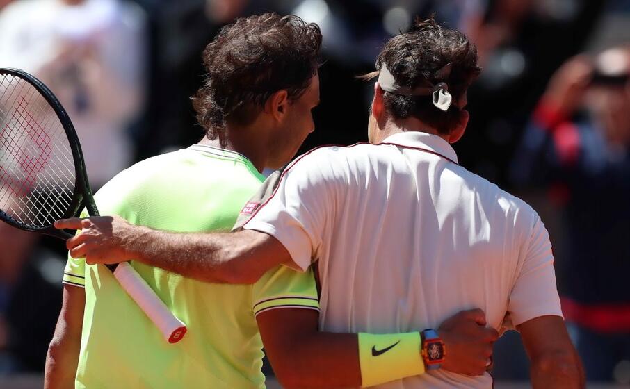 rafa nadal e roger federer (ansa)