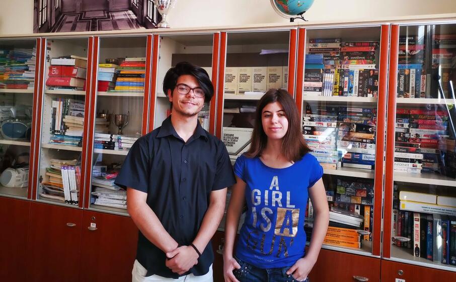 silvia pintus e luca dettori (foto liceo azuni)