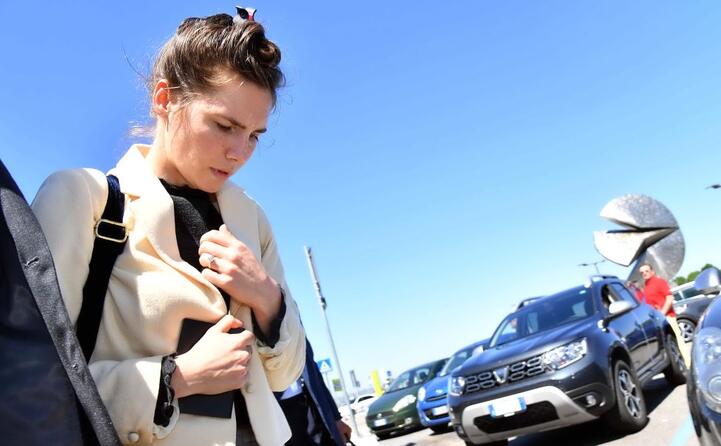 amanda knox torna in italia