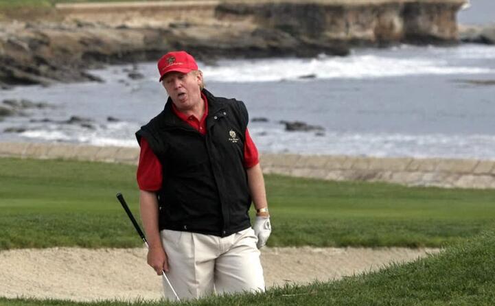 il golf una delle sue grandi passioni