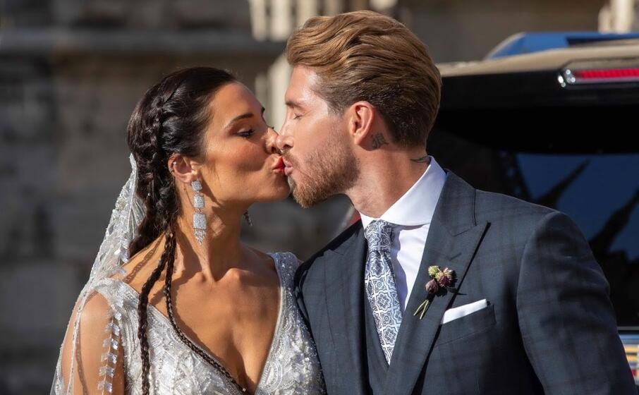 sergio ramos e pilar rubio (ansa)