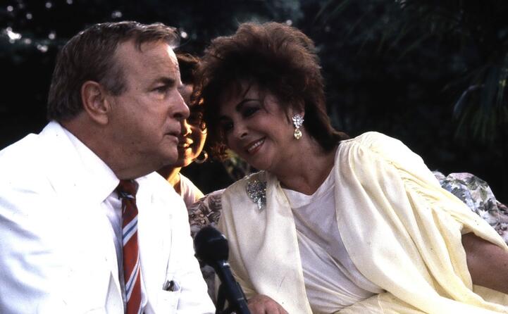 un immagine dell attrice elizabeth taylor con zeffirelli