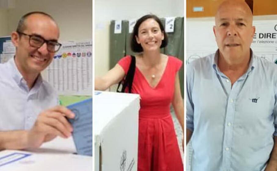 da sinistra paolo truzzu francesca ghirra (foto l unione sarda ungari) e angelo cremone (foto concessa)