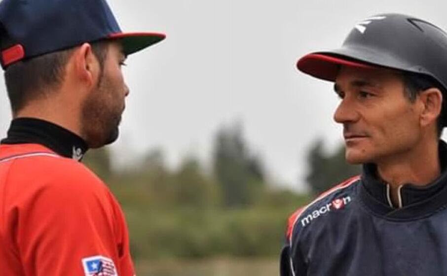 kleyvert rodriguez cueto e walter angioi del cagliari baseball (foto gianclaudio ghiani)
