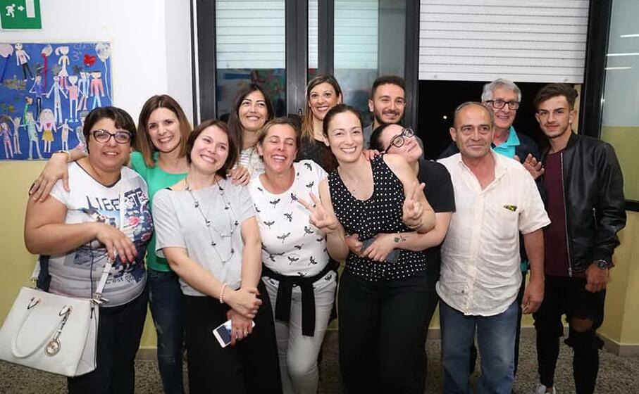 casula con la sua squadra (l unione sarda sirigu)