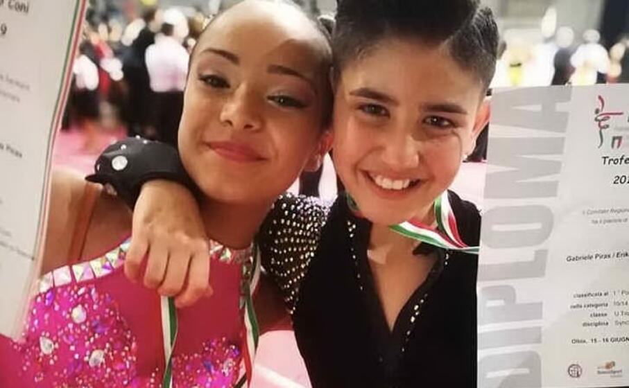 erika serra e gabriele piras (foto l unione sarda pinna)