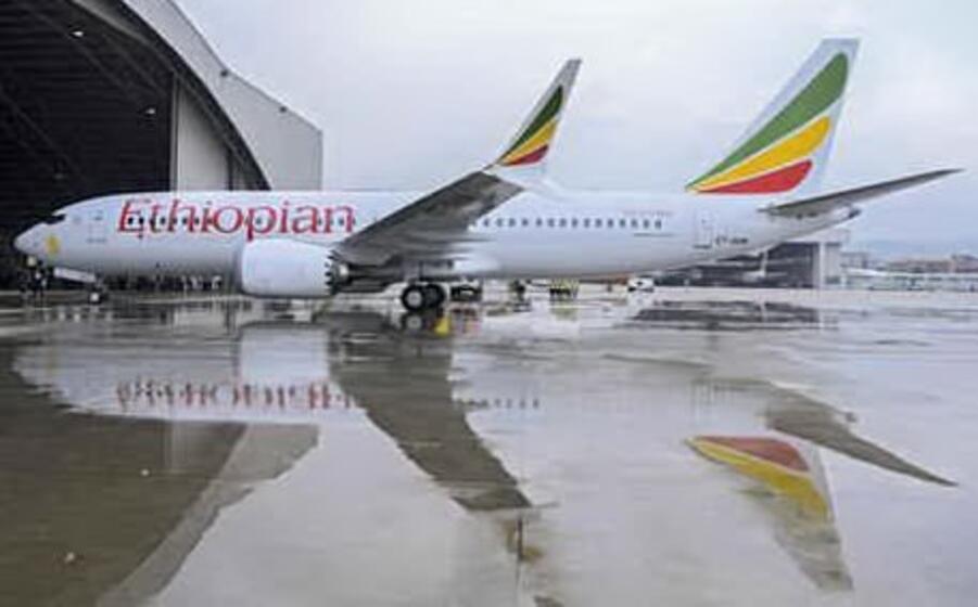 un aereo della ethiopian airlines (ansa)